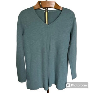 J. JILL ~ Green Cotton Blend  Sweater
